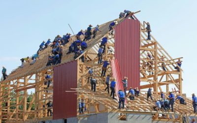 Zware dingen verplaatsen op een hoogwerker